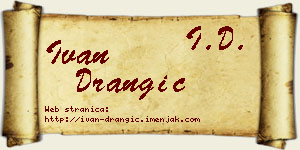 Ivan Drangić vizit kartica